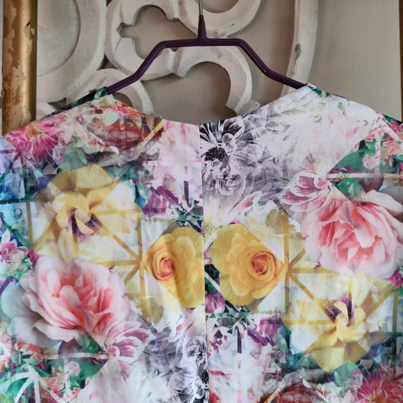 Retro Floral Skater Dress - Picture 11 of 16
